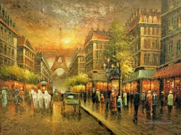  impressionisme - st032B scènes d’impressionnisme Parisien